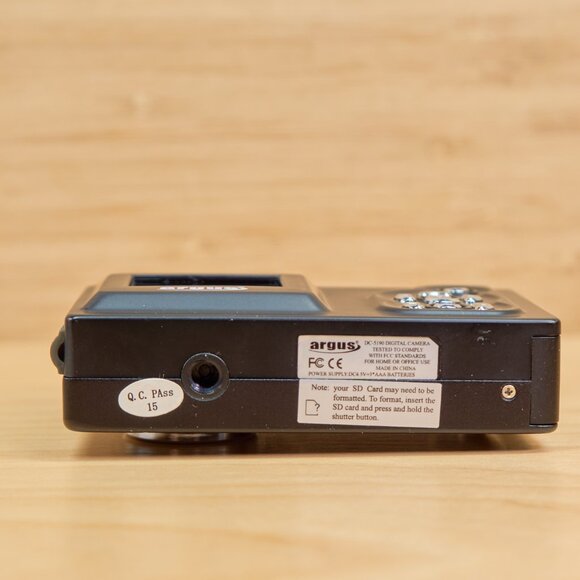 Argus DC-5190 5 MP Digital Camera, 4x Digital Zoom, Black - Picture 4 of 5